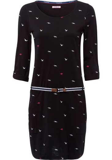 KANGAROOS Jerseykleid (Set, mit abnehmbarem Gürtel) im sommerlichen Print mehr Fabrikverkauf