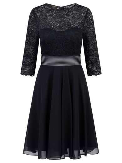 APART Cocktailkleid im Materialmix aus weicher elastischer Spitze und Chiffon mehr Meist gekauft