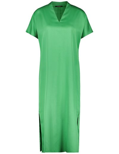 TAIFUN Minikleid Fließendes Midikleid mit V-Ausschnitt mehr Kauf eins, bekomm eins gratis