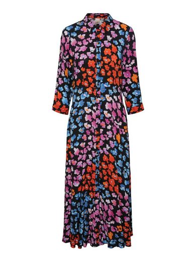 Y.A.S Hemdblusenkleid YASSAVANNA LONG SHIRT DRESS mit 3/4 Ärmel mehr Begrenzte Freigabe