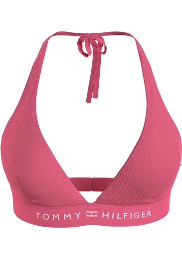 TOMMY HILFIGER SWIMWEAR Triangel-Bikini-Top TRIANGLE FIXED RP mit Logoschriftzug mehr Letzte 2 Tage