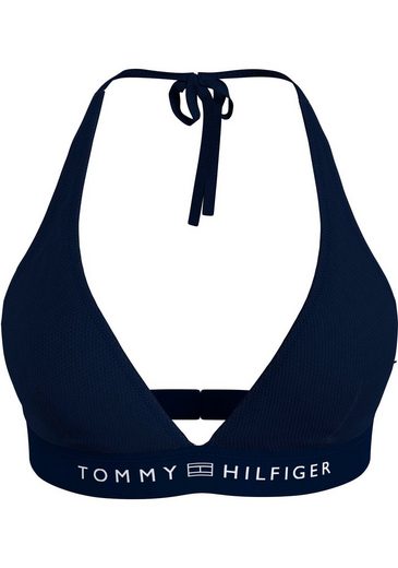 TOMMY HILFIGER SWIMWEAR Triangel-Bikini-Top TRIANGLE FIXED RP mit Logoschriftzug mehr Letzte 2 Tage