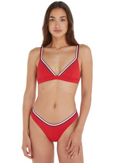 TOMMY HILFIGER SWIMWEAR Triangel-Bikini-Top TRIANGLE RP mit Rippenstruktur mehr Zeitbegrenzte Promotion