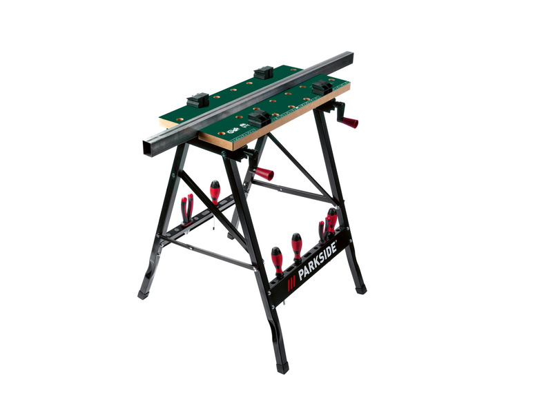 PARKSIDE® Werk- und Spanntisch, 150 kg, zusammenklappbar Auslauf