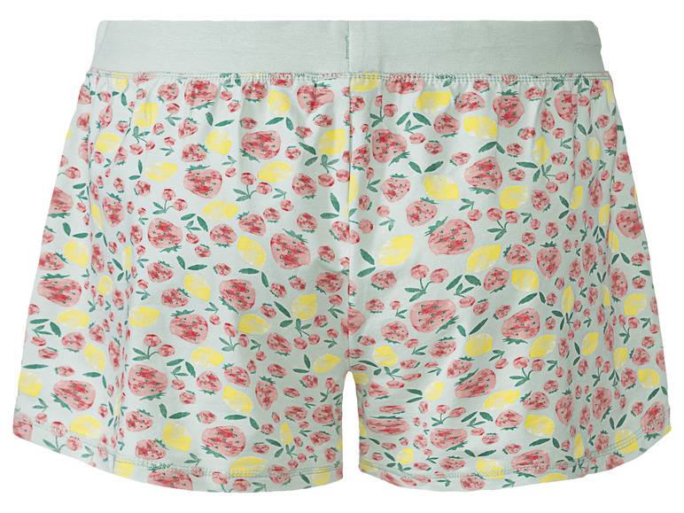 esmara® Damen Schlafhose, kurz, mit Zierknopfleiste Jubiläumsangebot