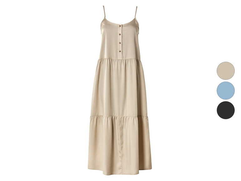 esmara® Damen Midikleid, mit Knopfleiste Zeitlich begrenztes Angebot