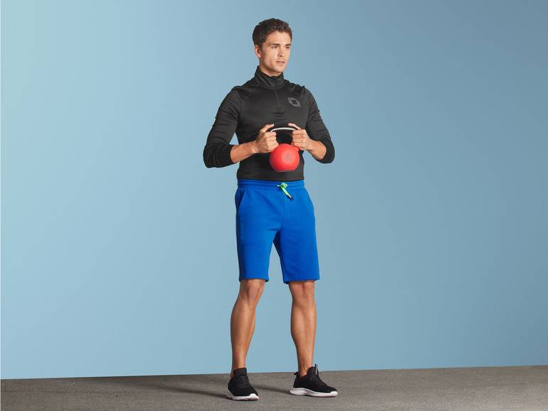 CRIVIT Herren Sweatshorts mit HeiQ Mint Technologie Bestseller