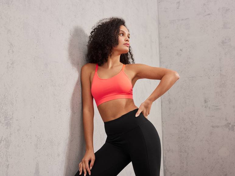 CRIVIT Damen Sport Bustier, Medium Level, seamless Vierteljährliche Förderung