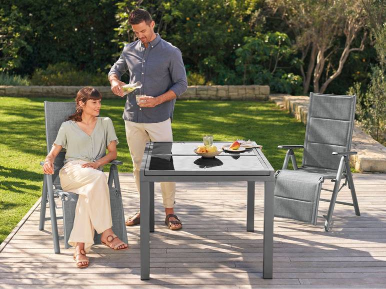LIVARNO home Alu-Gartentisch »Toronto«, ausziehbar, anthrazit Limitierter Zeitrabatt