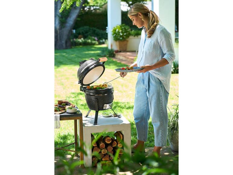 GRILLMEISTER Holzkohle Keramikgrill, Ø 26,5 cm Cyber Monday