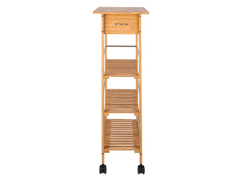 LIVARNO home Küchen-Nischenwagen Bambus, mit Schublade Weihnachtsangebot