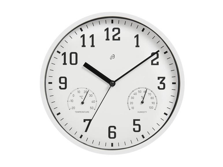 AURIOL® Wanduhr mit Thermo- und Hygrometer Vatertagsangebot
