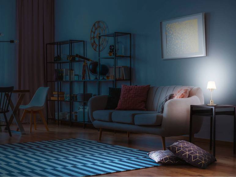 LIVARNO home LED-Tischleuchte, USB-Anschluss zum Aufladen Lagerräumung