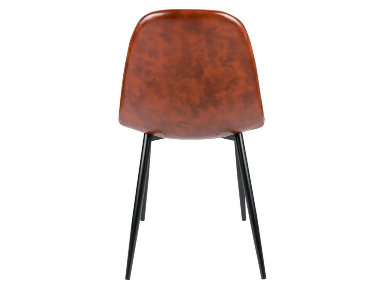 LIVARNO home Stuhl »San Diego«, braunes Kunstleder, 2 Stück Blitzangebot
