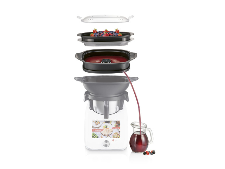 SILVERCREST® KITCHEN TOOLS Monsieur Cuisine Dampfentsafter-Aufsatz »SDMC 4 A1« Letzte 3 Tage