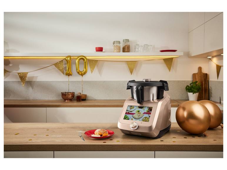 SILVERCREST® KITCHEN TOOLS Monsieur Cuisine Smart SKMS 1200 B1 Champagner Letzter Tag