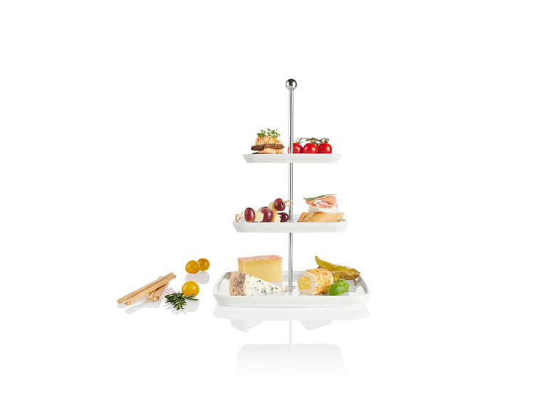 ERNESTO® Etagere, 3-stufig, aus Porzellan Im Verkauf