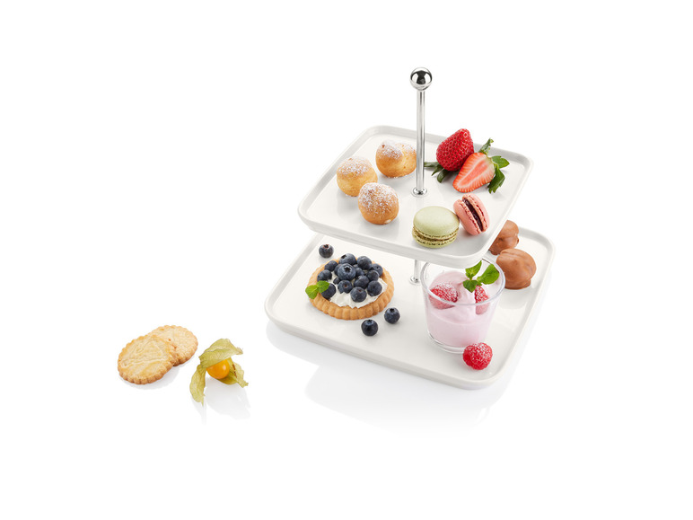 ERNESTO® Etagere, 3-stufig, aus Porzellan Im Verkauf