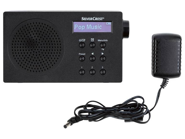 SILVERCREST® DAB+ Radio Mono »SDR 15 A2«, Bluetooth Auslauf