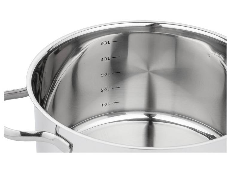 ERNESTO® Edelstahl-Topf, mit Deckel, Ø 24 cm Verkauf