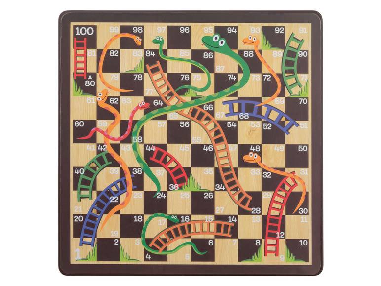 Playtive Holz 10-in-1 Spielesammlung, unterschiedliche Spiele Exklusivangebot