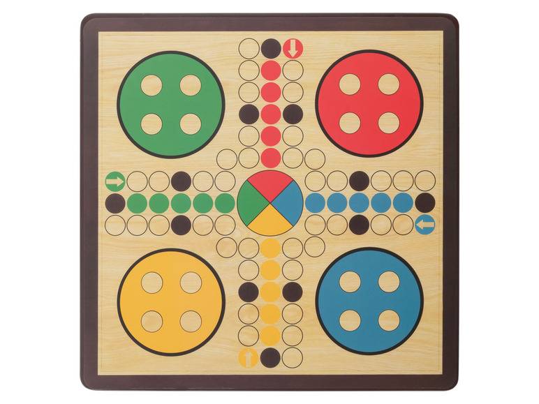 Playtive Holz 10-in-1 Spielesammlung, unterschiedliche Spiele Exklusivangebot