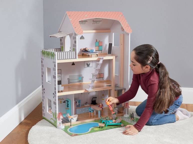 Playtive Puppenhaus aus Holz Vatertagsangebot