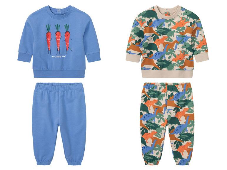 lupilu® Baby Freizeitanzug, 2-teilig, mit Bio-Baumwolle Bestseller