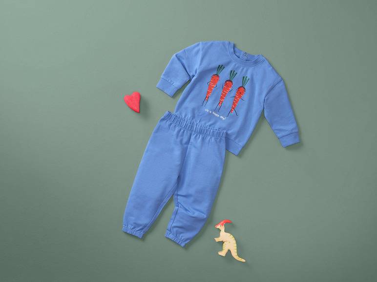lupilu® Baby Freizeitanzug, 2-teilig, mit Bio-Baumwolle Bestseller