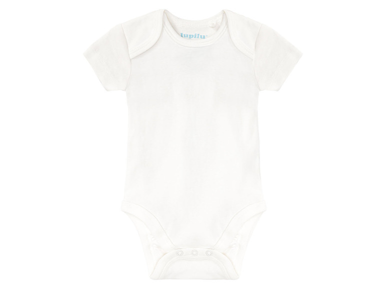 lupilu® Baby Body, 5er Set, kurzarm, reine Bio-Baumwolle Tägliche Deals