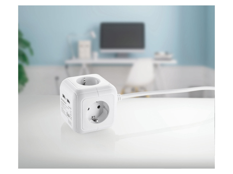 SILVERCREST® Steckdosenwürfel mit USB-Ports VIP-Rabatte