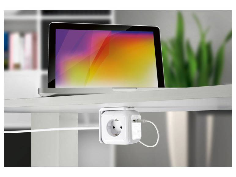 SILVERCREST® Steckdosenwürfel mit USB-Ports VIP-Rabatte