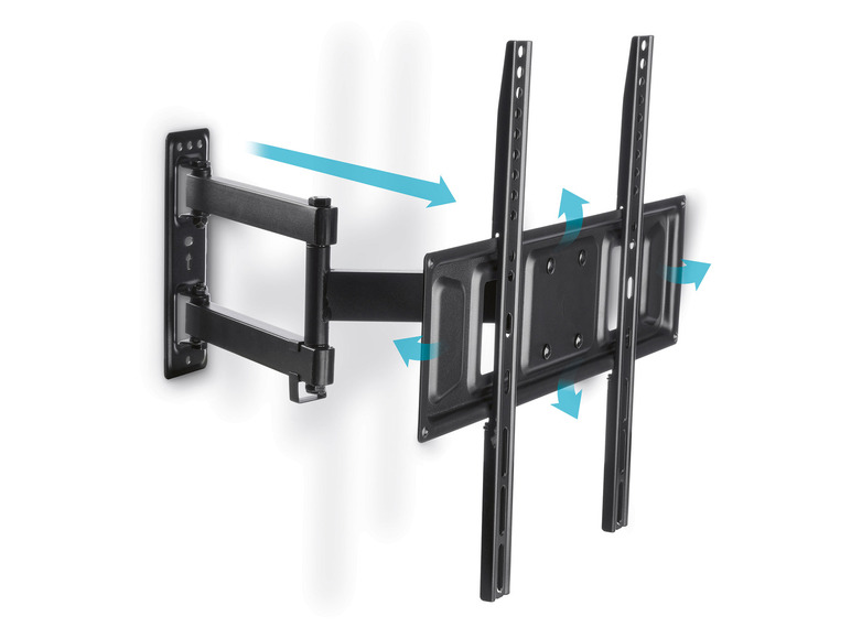 SILVERCREST® »STVWH35 A1« TV Wandhalterung mit Wasserwaage schwenk- und neigbar 32 - 65 Zoll Kostenlose Rückgabe