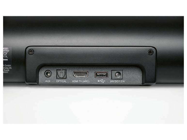 SILVERCREST® Soundbar Stereo 2.0 »SSB 30 B1«, 2x 15 W RMS JETZT KAUFEN