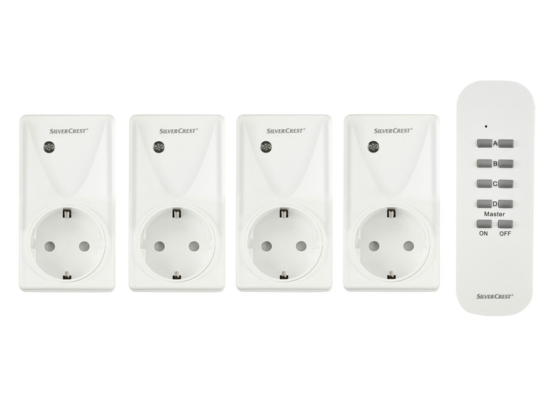 SILVERCREST® Funksteckdosen-Set, mit Fernbedienung, 5-/ 3-teilig Discount Store für neue Produkte