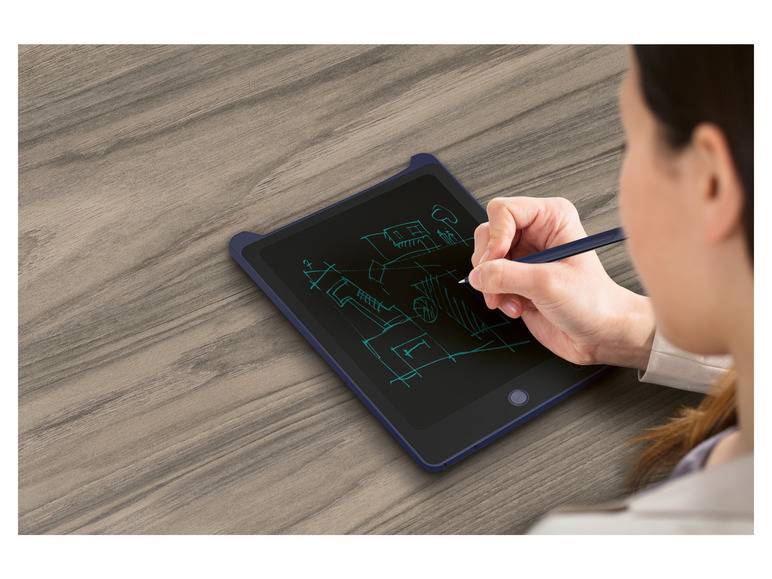 SILVERCREST® LCD-Schreibtafel, 8,5", mit Bildschirmsperre Kostenloser Versand international