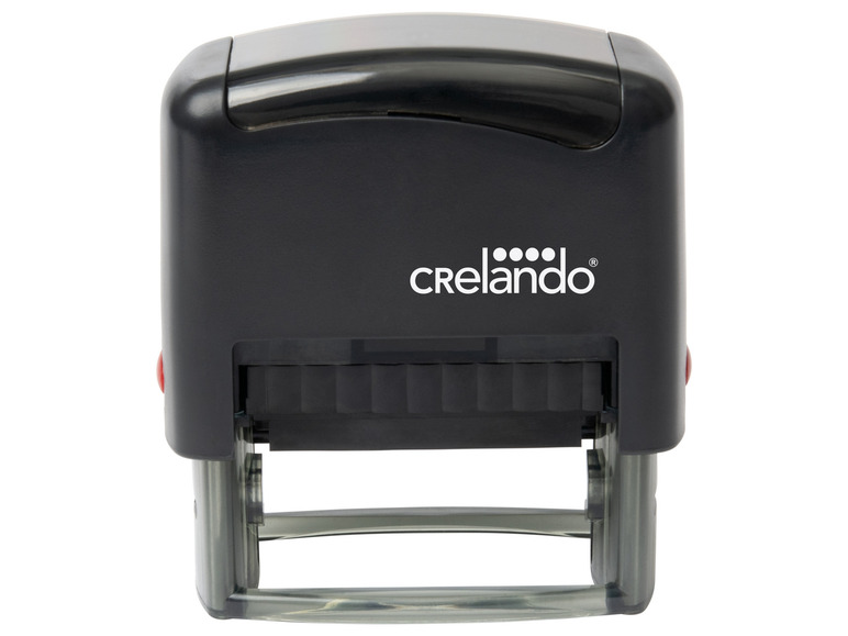 crelando® Büro- und Adressstempel, zum Selbersetzen 2025