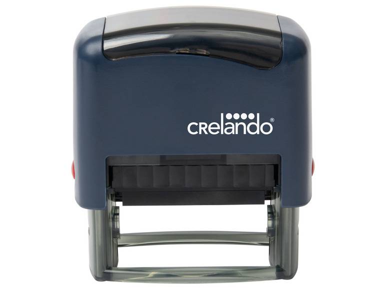 crelando® Büro- und Adressstempel, zum Selbersetzen 2025