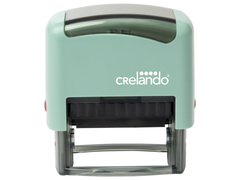 crelando® Büro- und Adressstempel, zum Selbersetzen 2025
