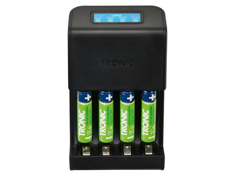 TRONIC® Akku Ladegerät mit LCD Ladeanzeige Angebote