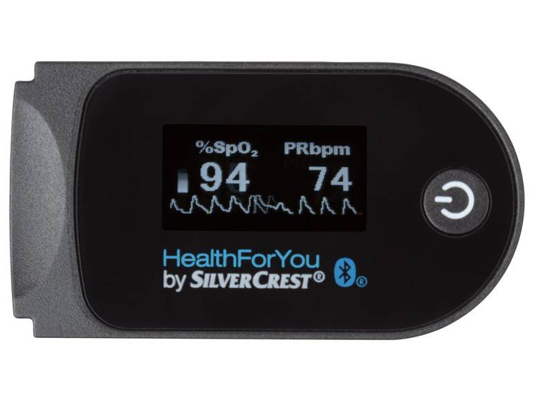 SILVERCREST® PERSONAL CARE Pulsoximeter »SPO 55«, mit HealthForYou- App Flash Sale