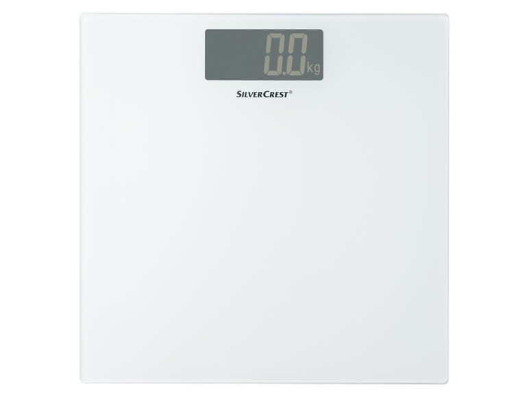 SILVERCREST® PERSONAL CARE Personenwaage, Slim Design, aus Glas Zeitlich begrenztes Angebot