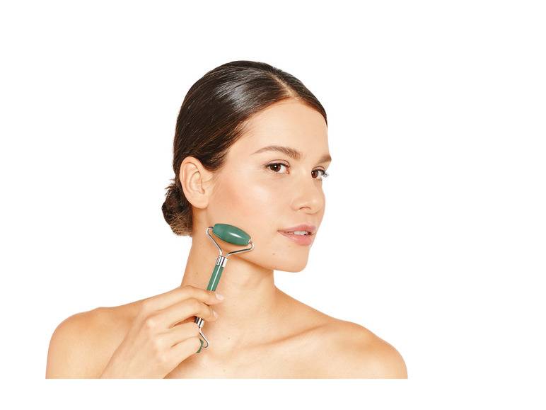 CIEN Beauty Rosenquarz-Gesichtsroller \ Quarz-Gesichtsroller \ Rosenquarz-Massagestein Kauf eins, bekomm eins gratis