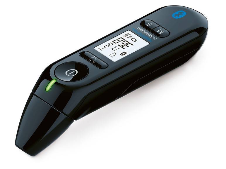 SILVERCREST® PERSONAL CARE Multifunktionsthermometer SFT 81, mit App Riesige Ersparnisse