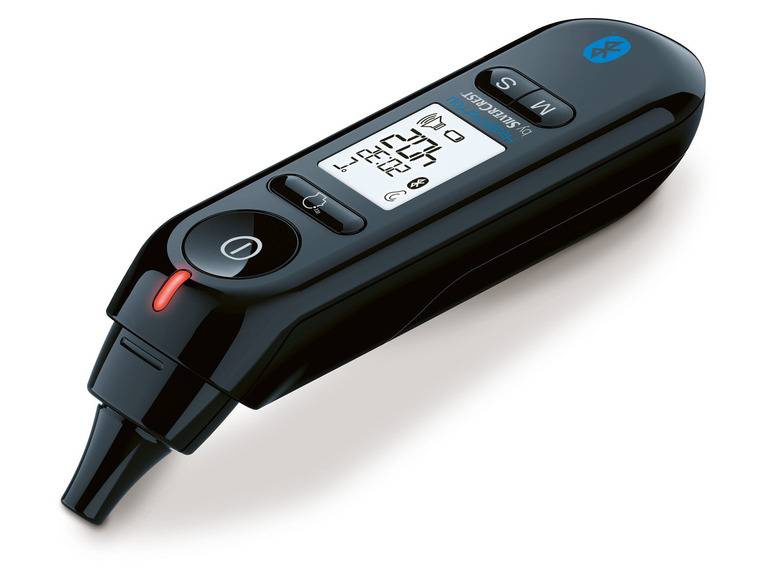 SILVERCREST® PERSONAL CARE Multifunktionsthermometer SFT 81, mit App Riesige Ersparnisse