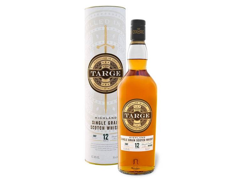 The Targe Highland Single Grain Scotch Whisky 12 Jahre mit Geschenkbox 40% Vol Wochenangebot