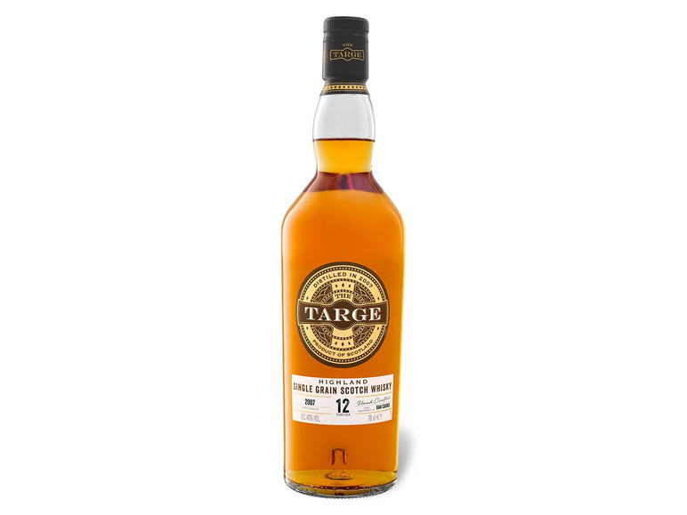 The Targe Highland Single Grain Scotch Whisky 12 Jahre mit Geschenkbox 40% Vol Wochenangebot