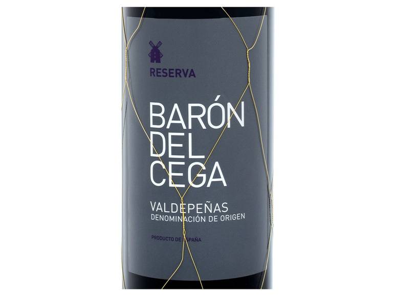 Barón del Cega Valdepenas DO Reserva trocken, Rotwein 2018 Nur für heute