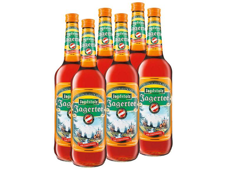 6 x 0,7-l-Flasche Jagdstolz Jagertee 40% Vol Nur noch ein Tag übrig