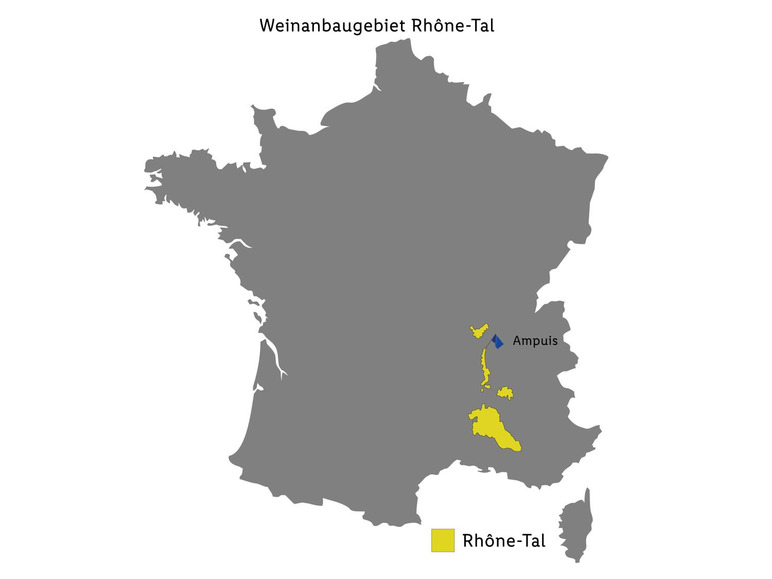 Côtes du Rhône Villages AOP trocken, Rotwein 2022 Clearance-Verkauf